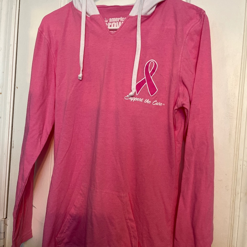 American Crown Support the Cure top, size Medium